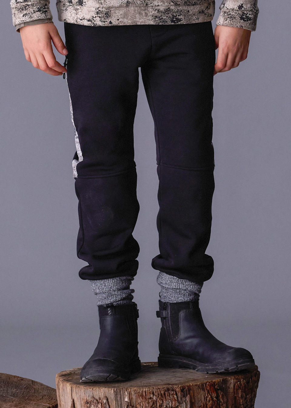 Boys contrast joggers