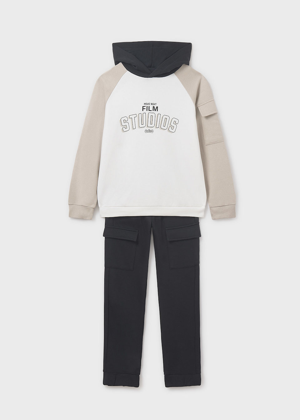 Unisex contrast tracksuit