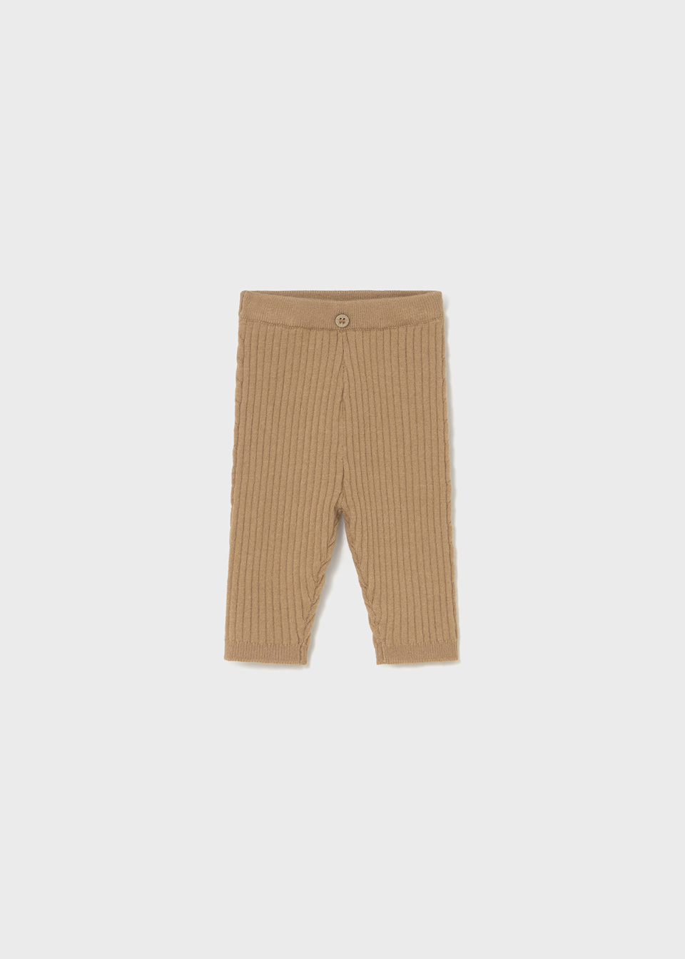 Newborn girl knitted leggings