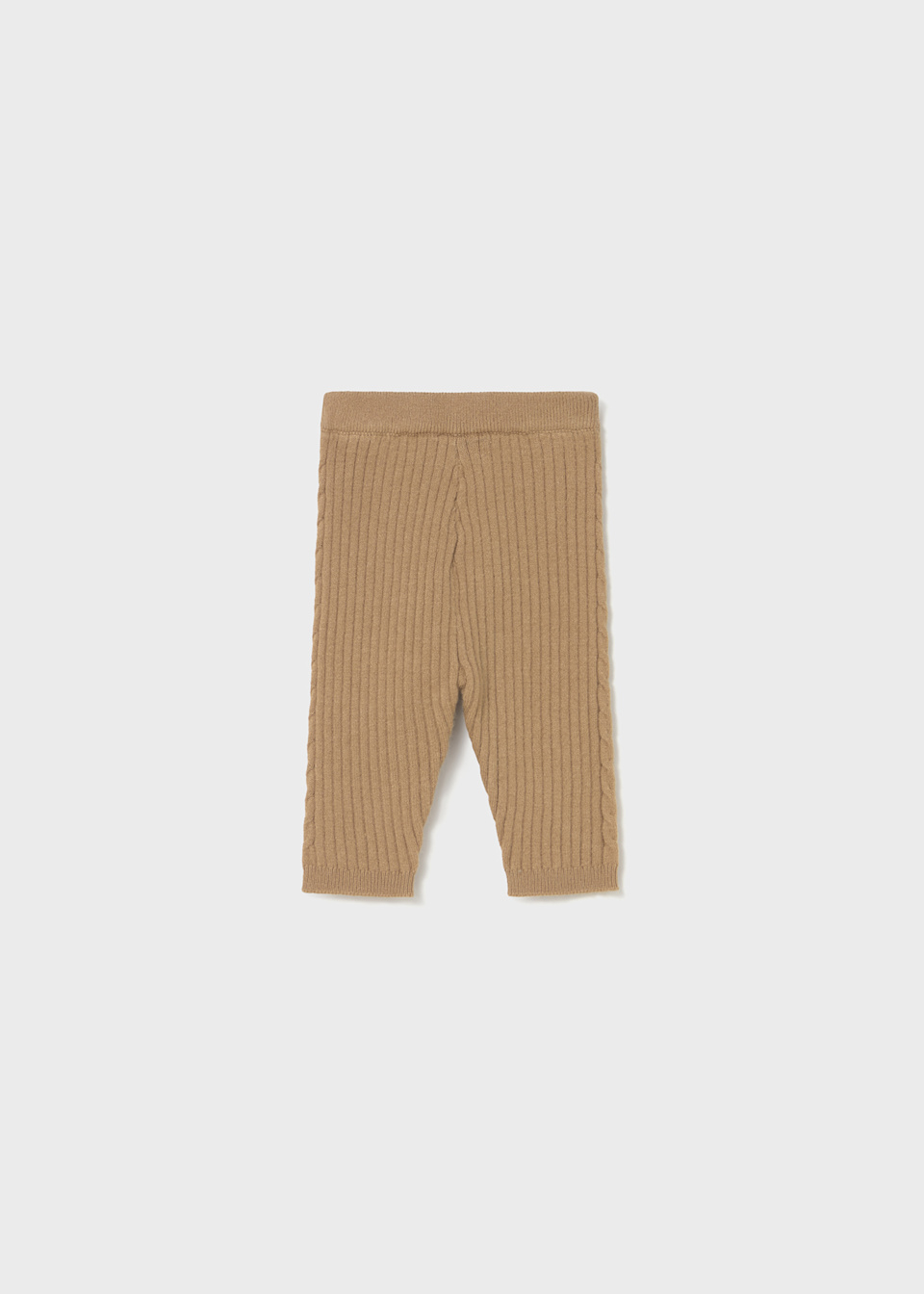 Newborn girl knitted leggings