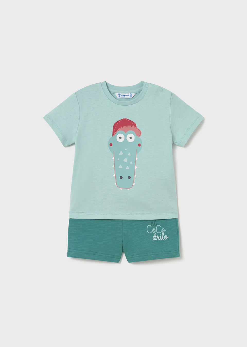 Baby crocodile knitted set