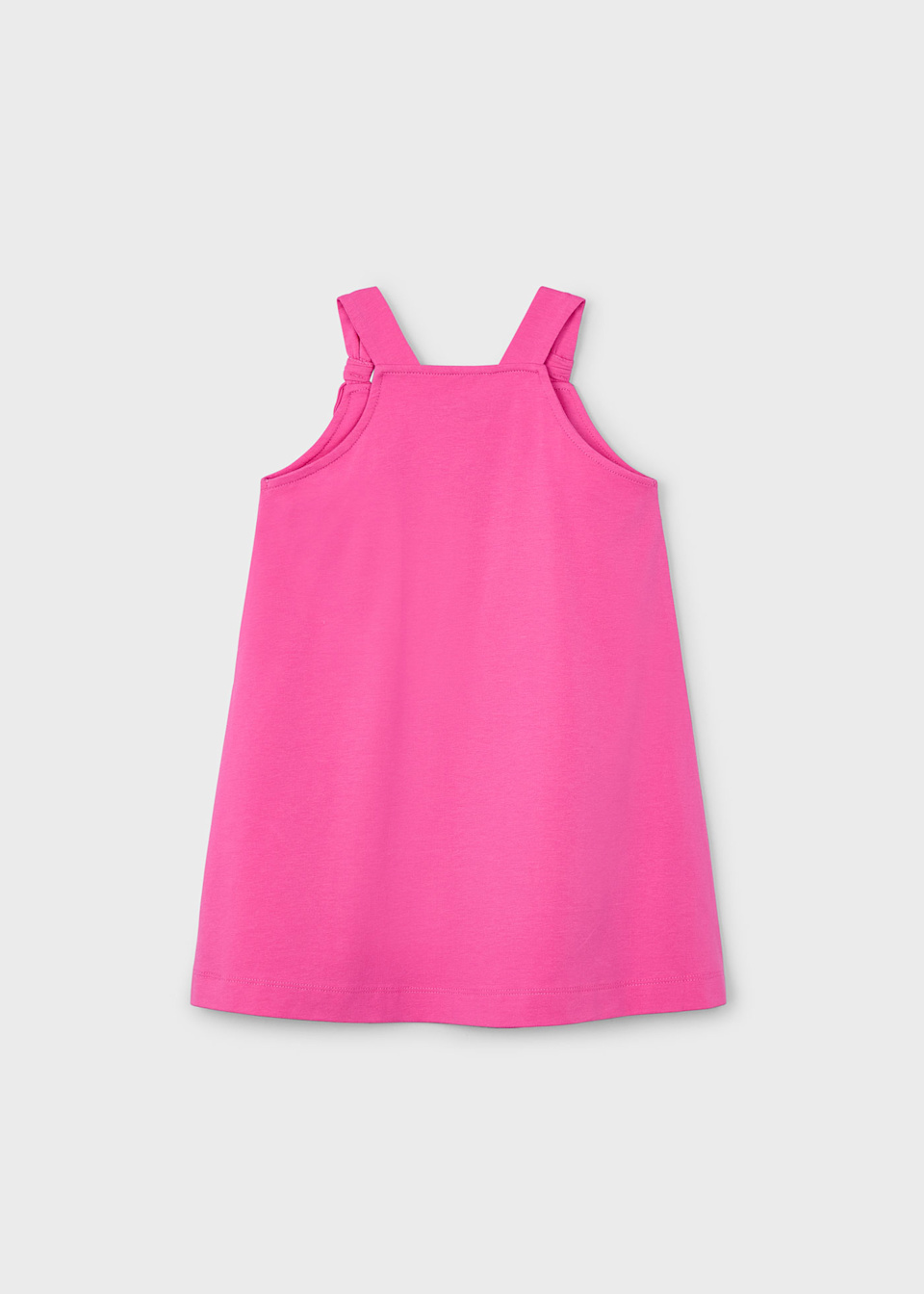 Kleid mit positioniertem Motivdruck Mädchen