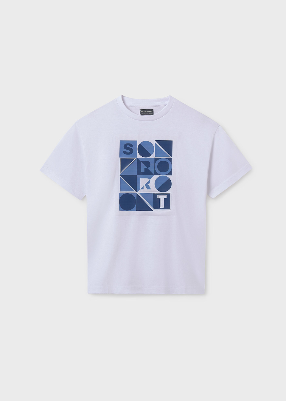 Boy embossed T-shirt
