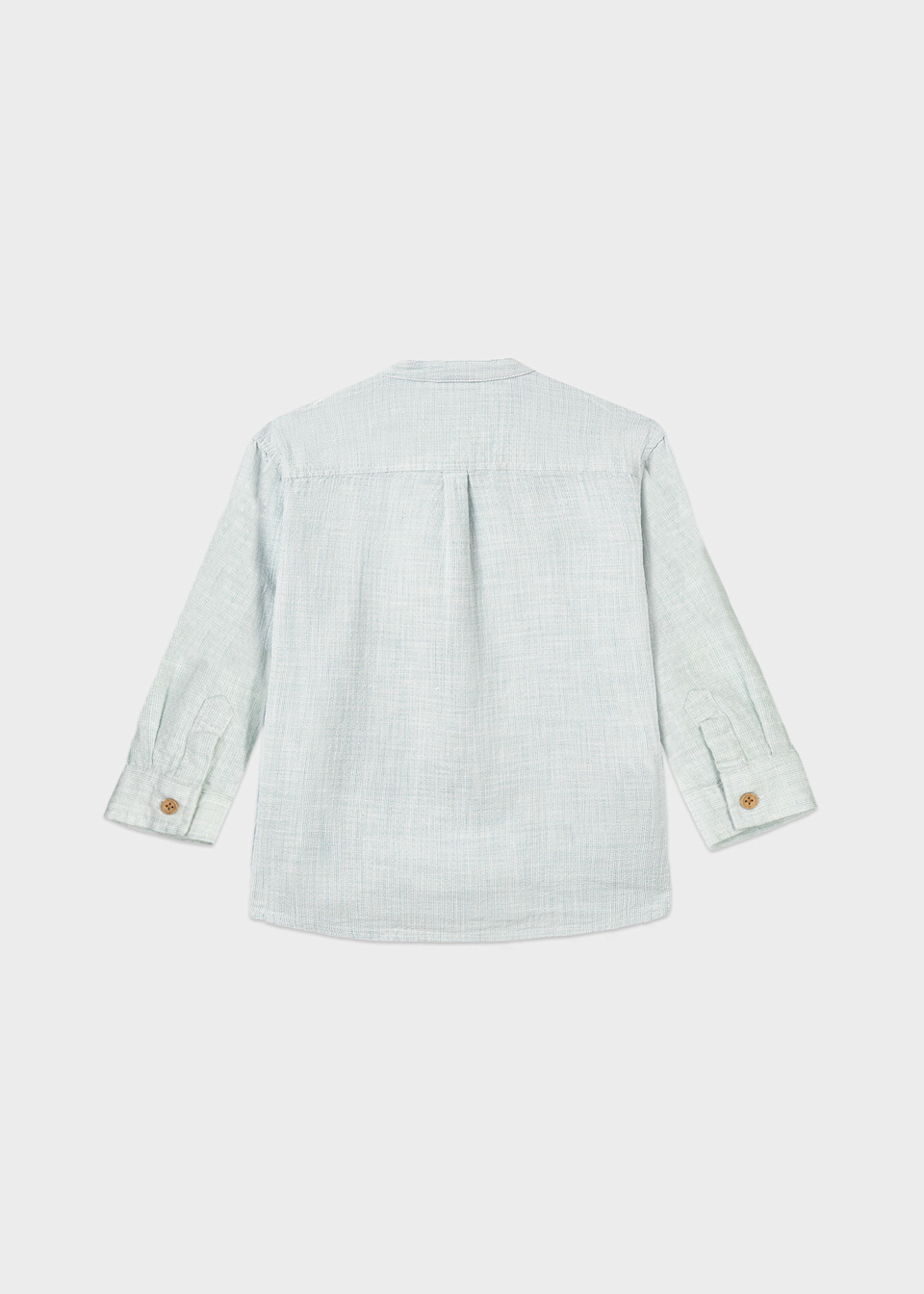 Boy mao collar structured shirt