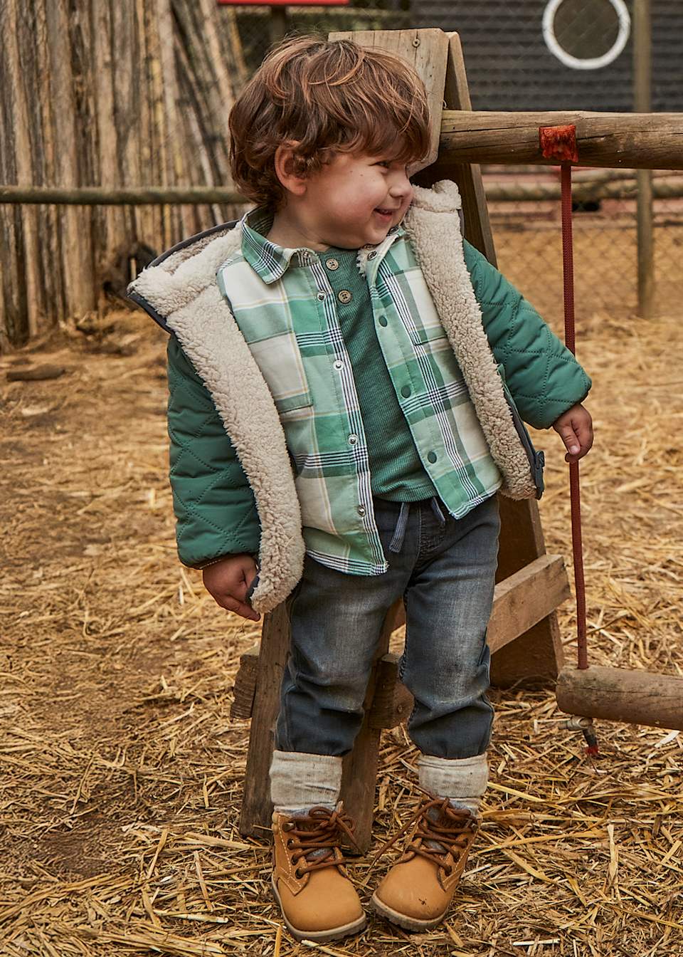 Pantalón vaquero jogger bebé