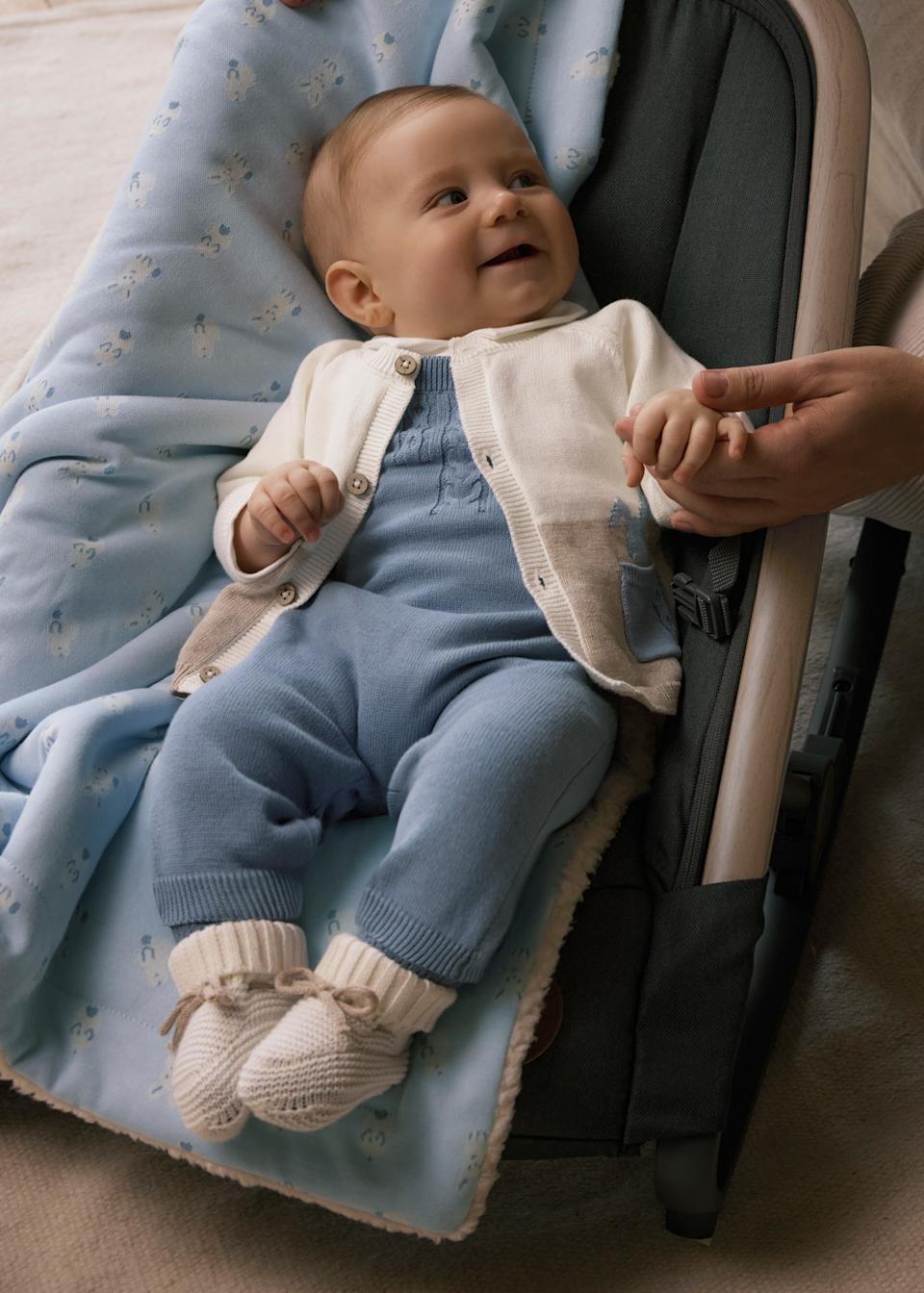 Newborn 3 piece dungaree set