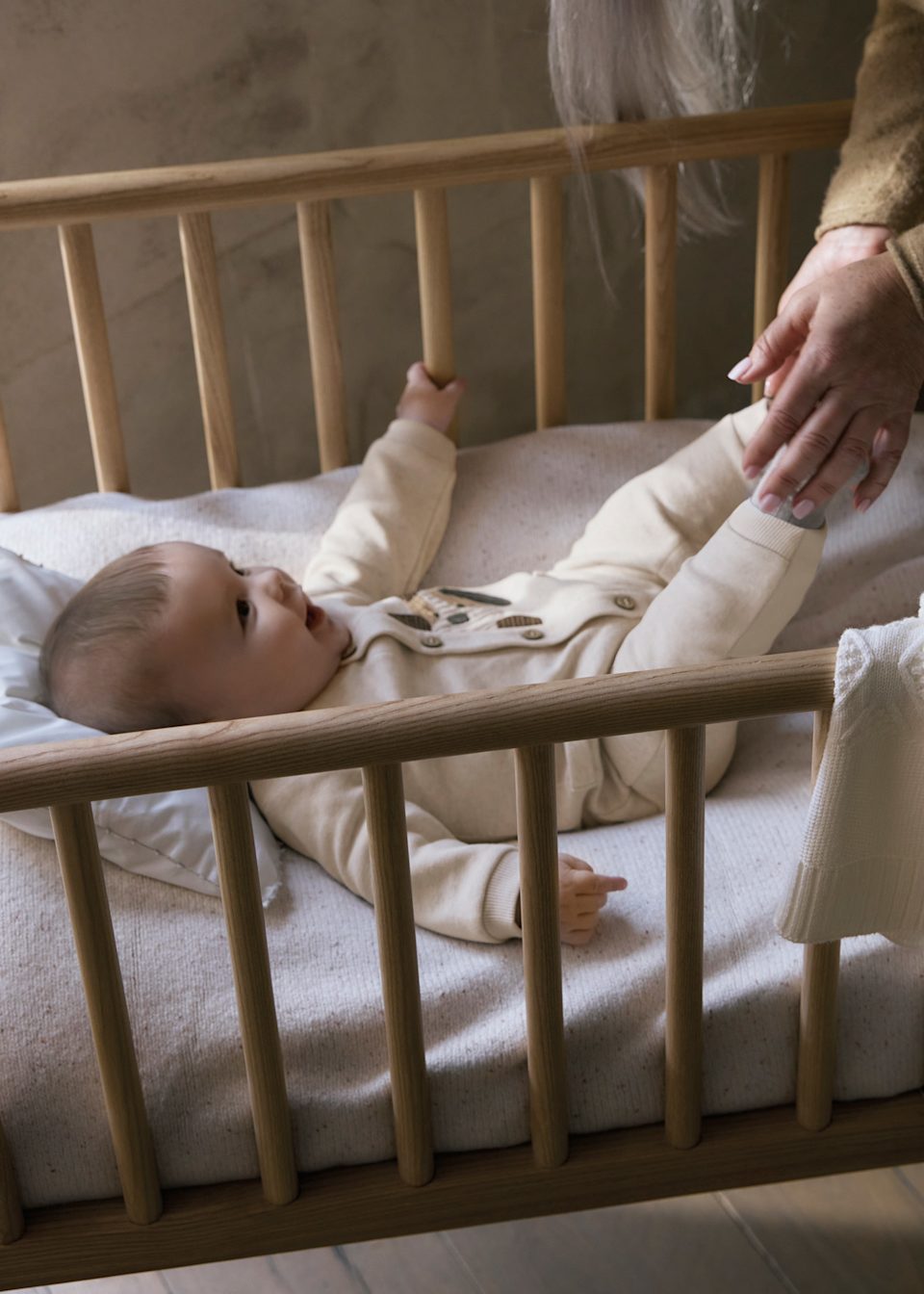 Newborn Boy Embroidered Applique One Piece