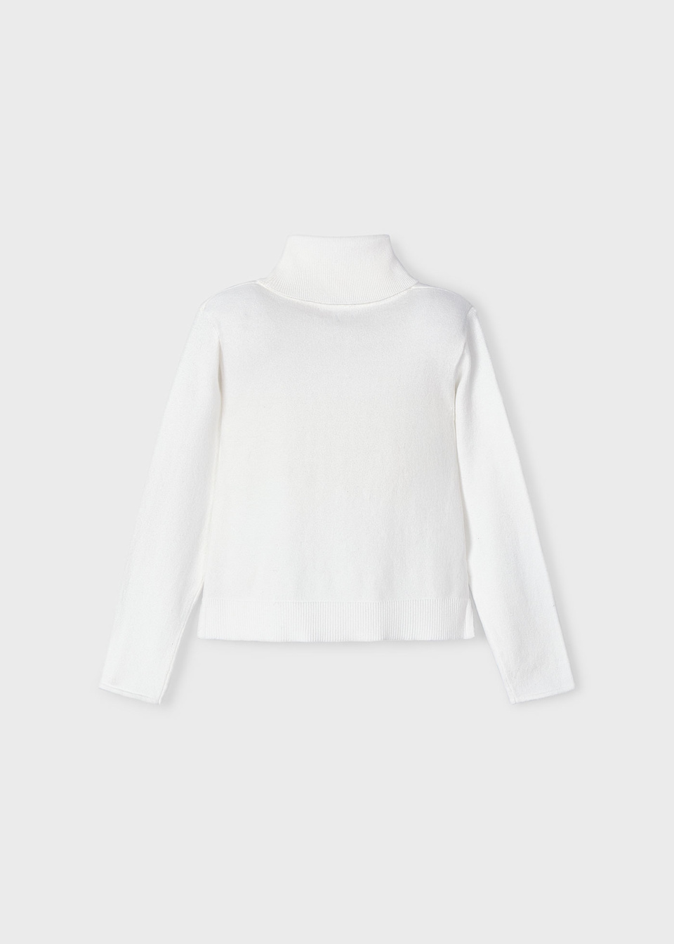 Blusa cuello alto básico niña