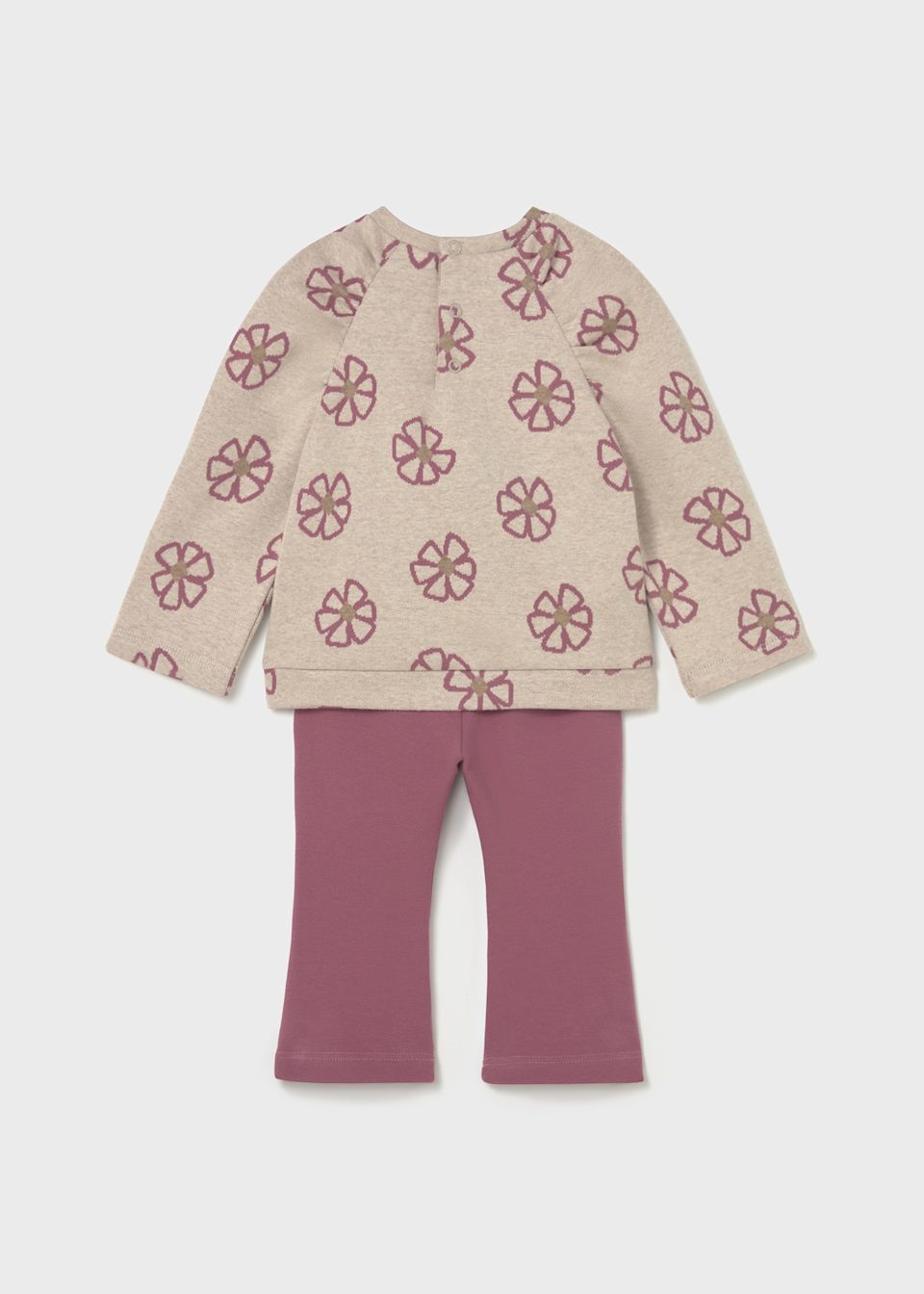 Baby legging and printed jumper set