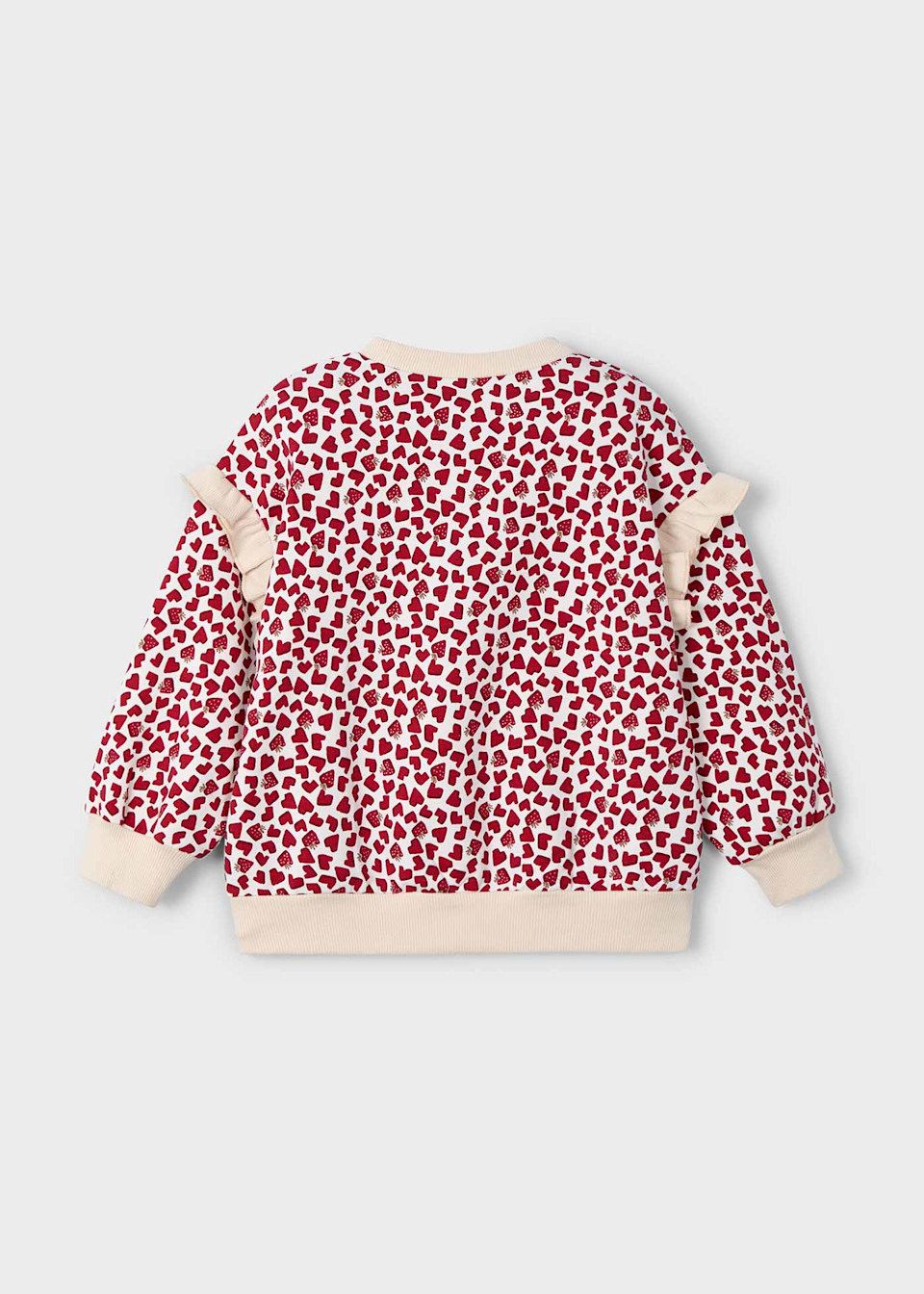 Girls ruffle sleeved jumper