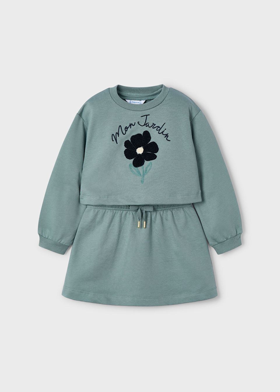 Vestido con sudadera niña