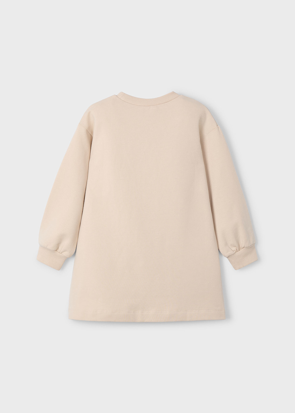 Girl Printed Fleece Dress