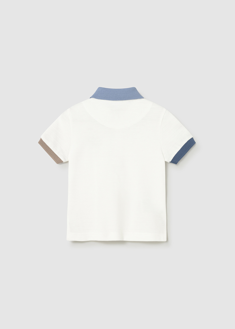 Baby contrast stripe polo shirt