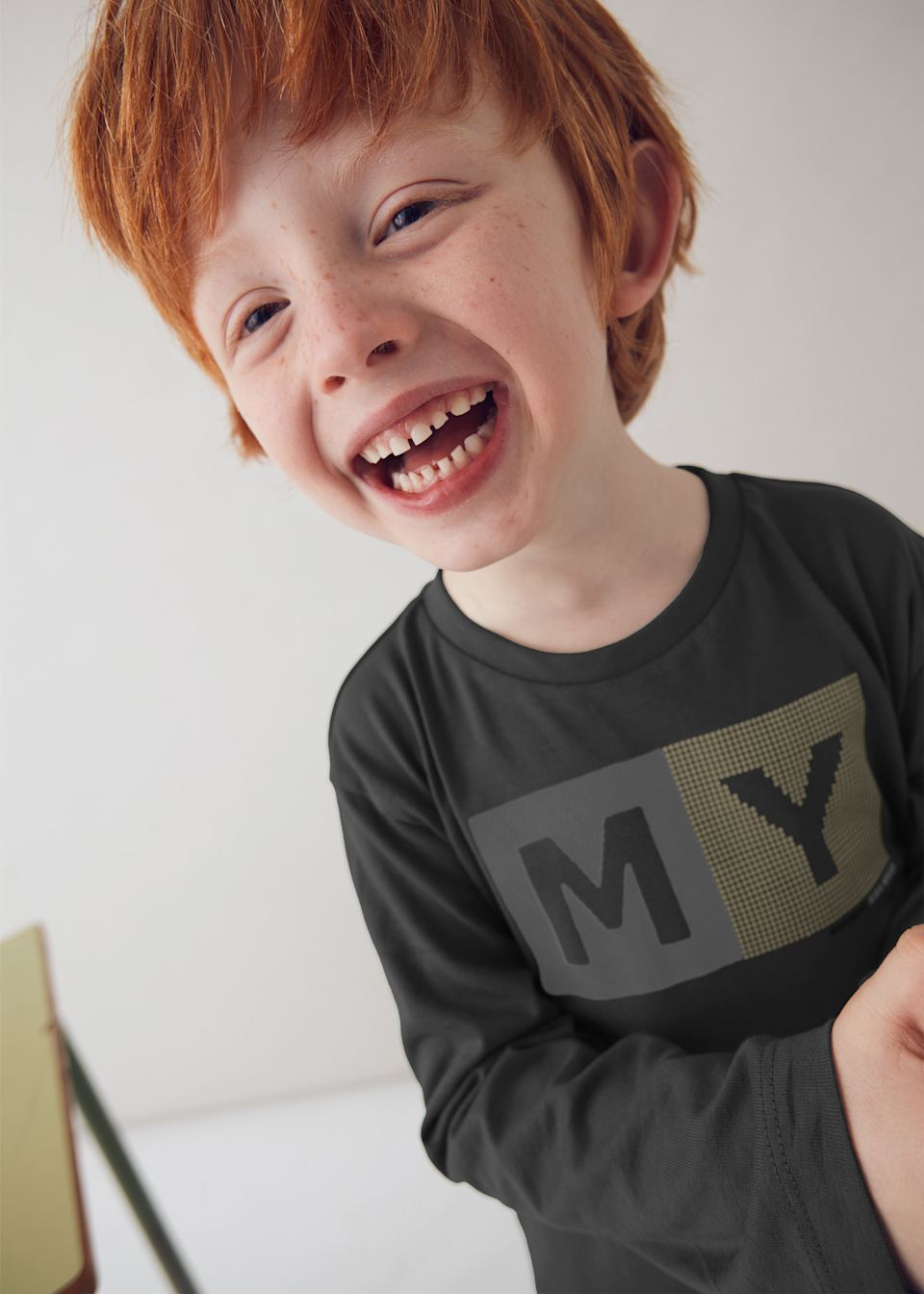 Shirt Buchstaben baisc Jungen