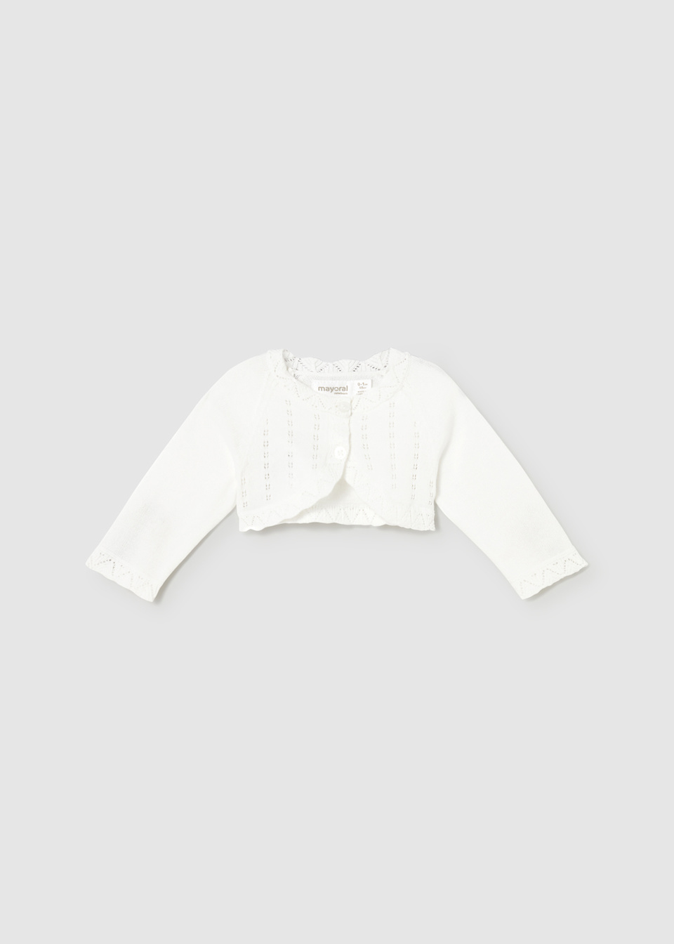 Newborn Girl Tricot Bolero