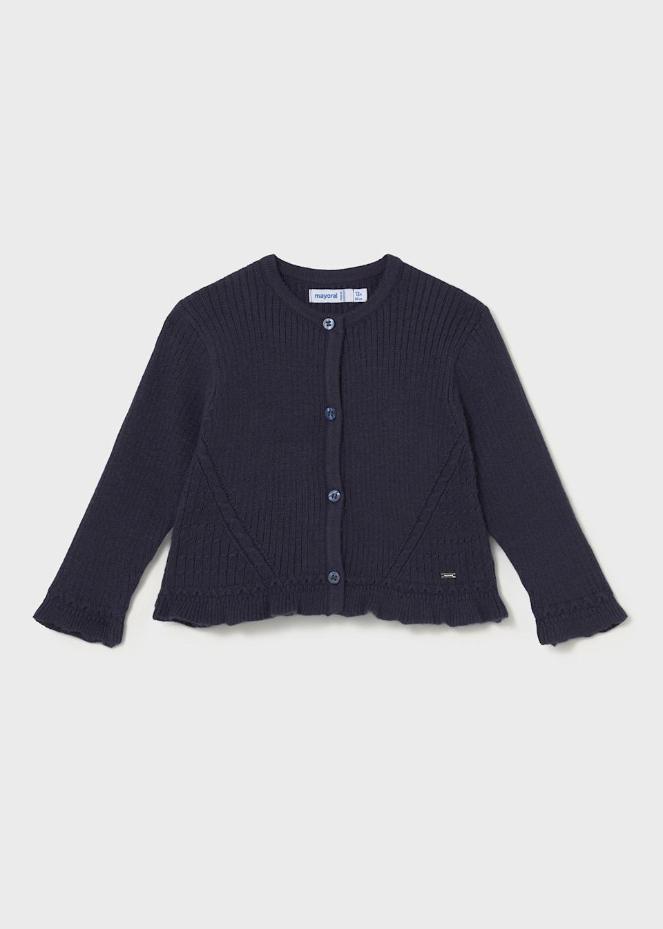 Baby knitted cardigan