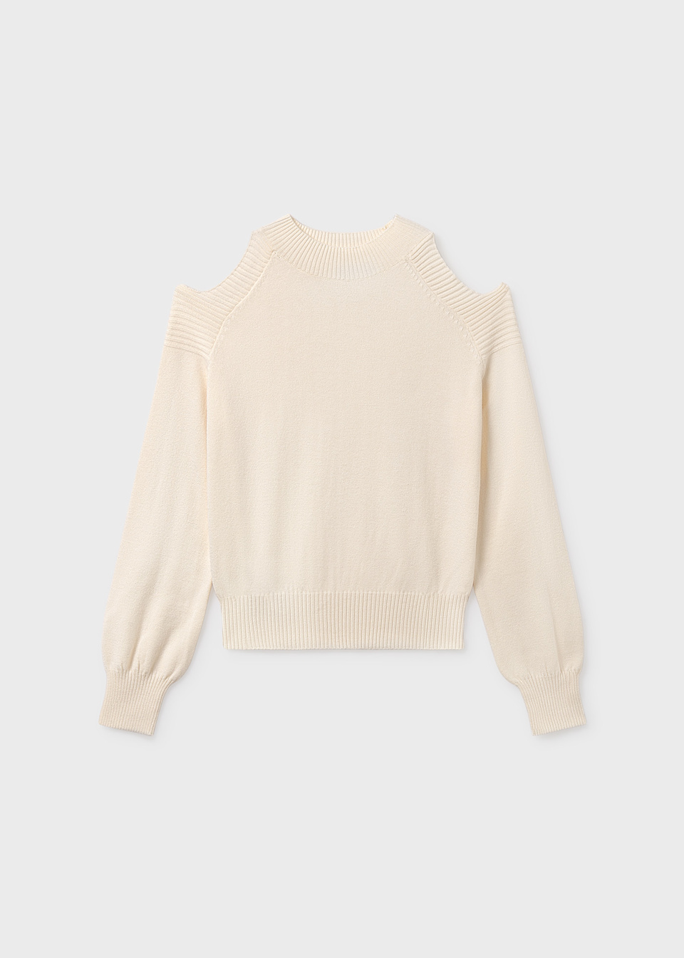 Girls open shoulder jumper