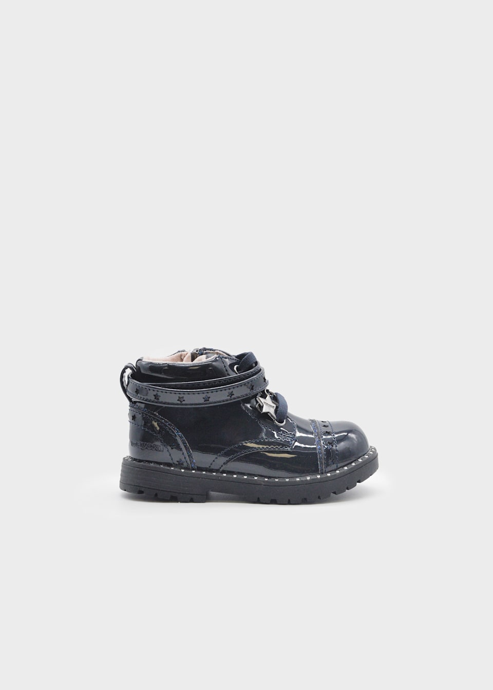 Baby patent leather boots