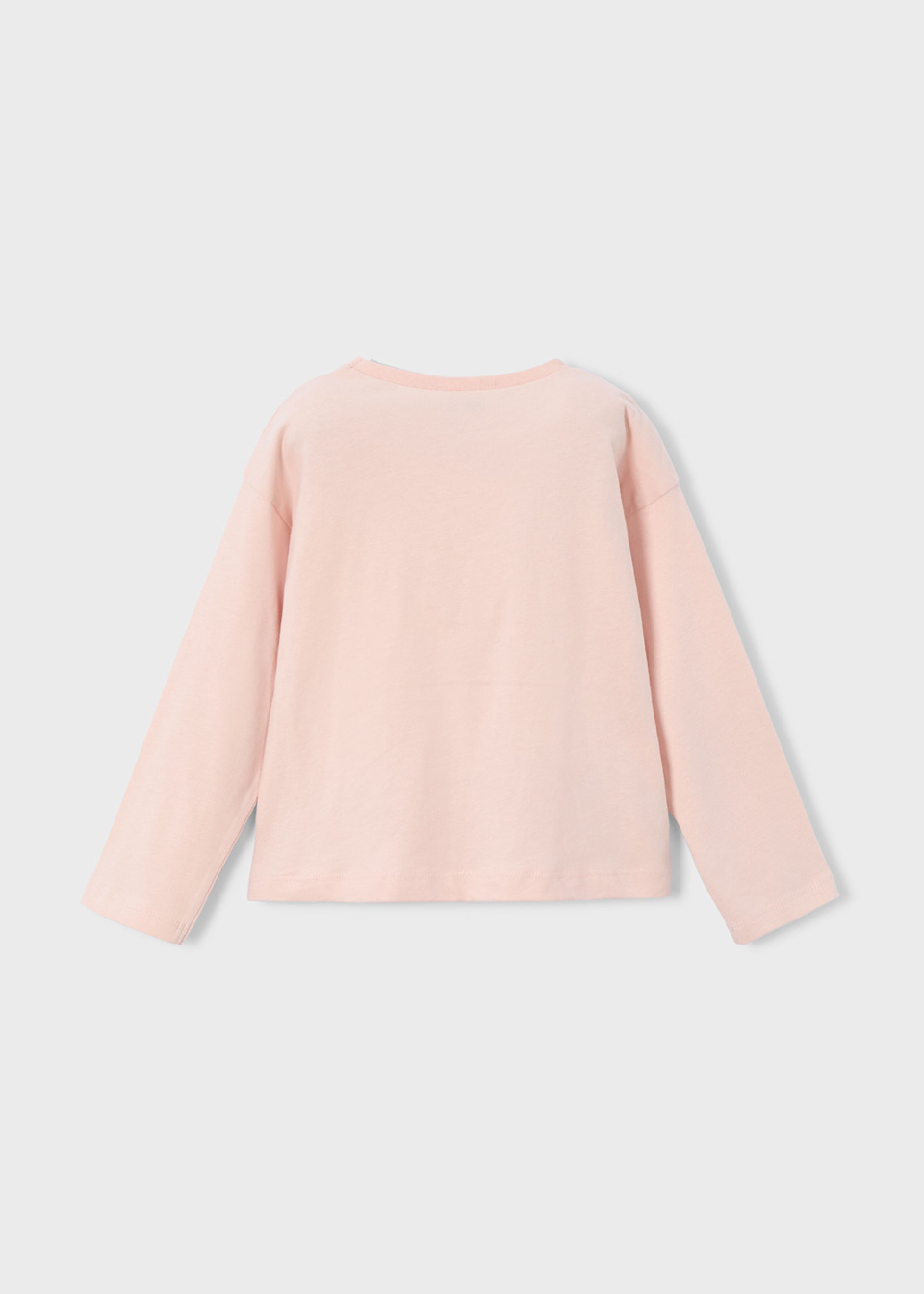 Playera bolsillo crochet niña