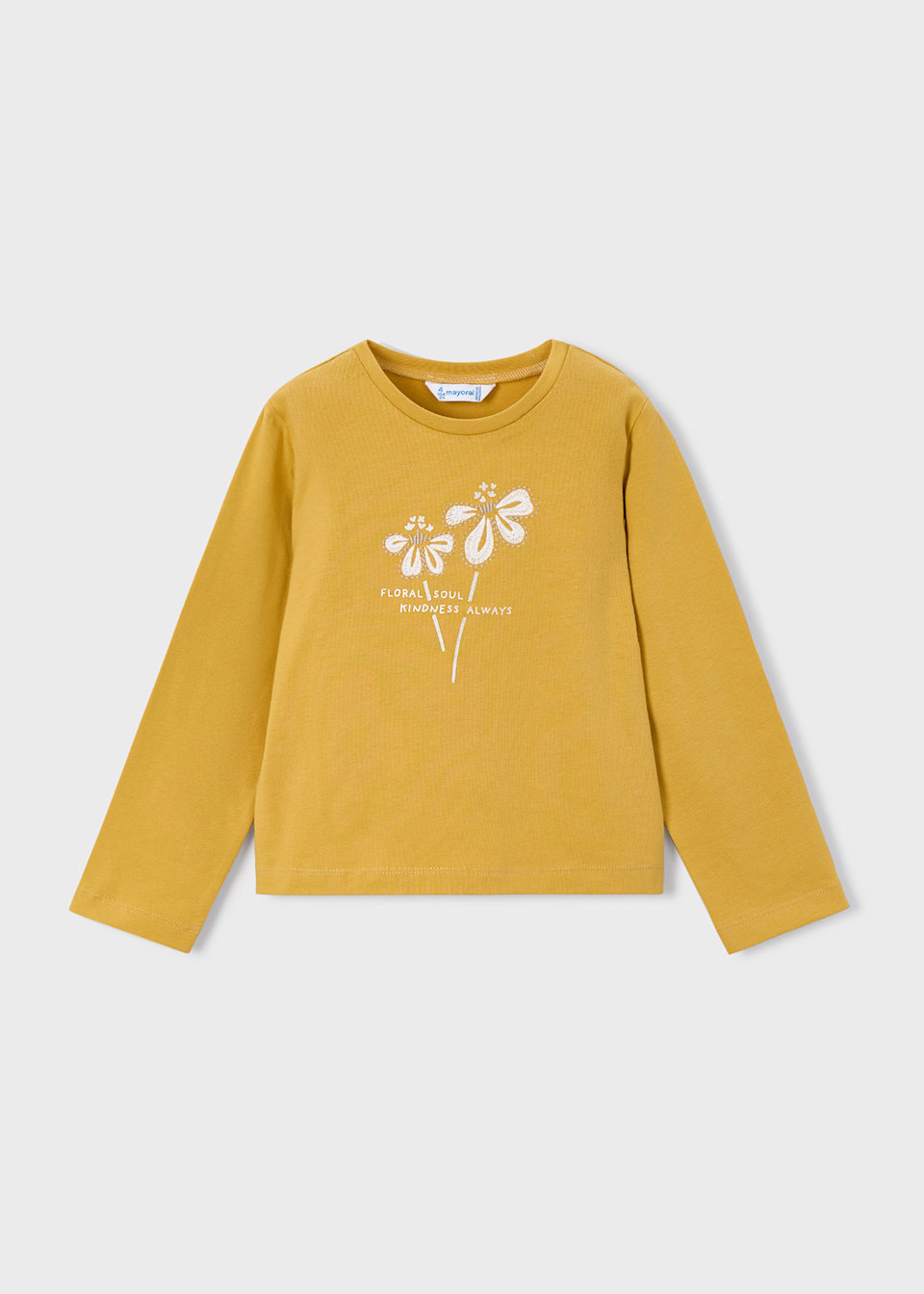 Girl Basic Flower T-Shirt