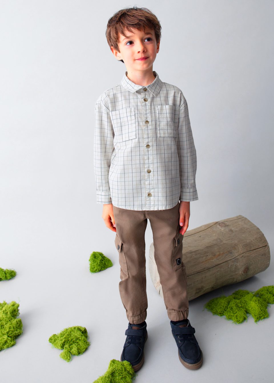 Boys check shirt