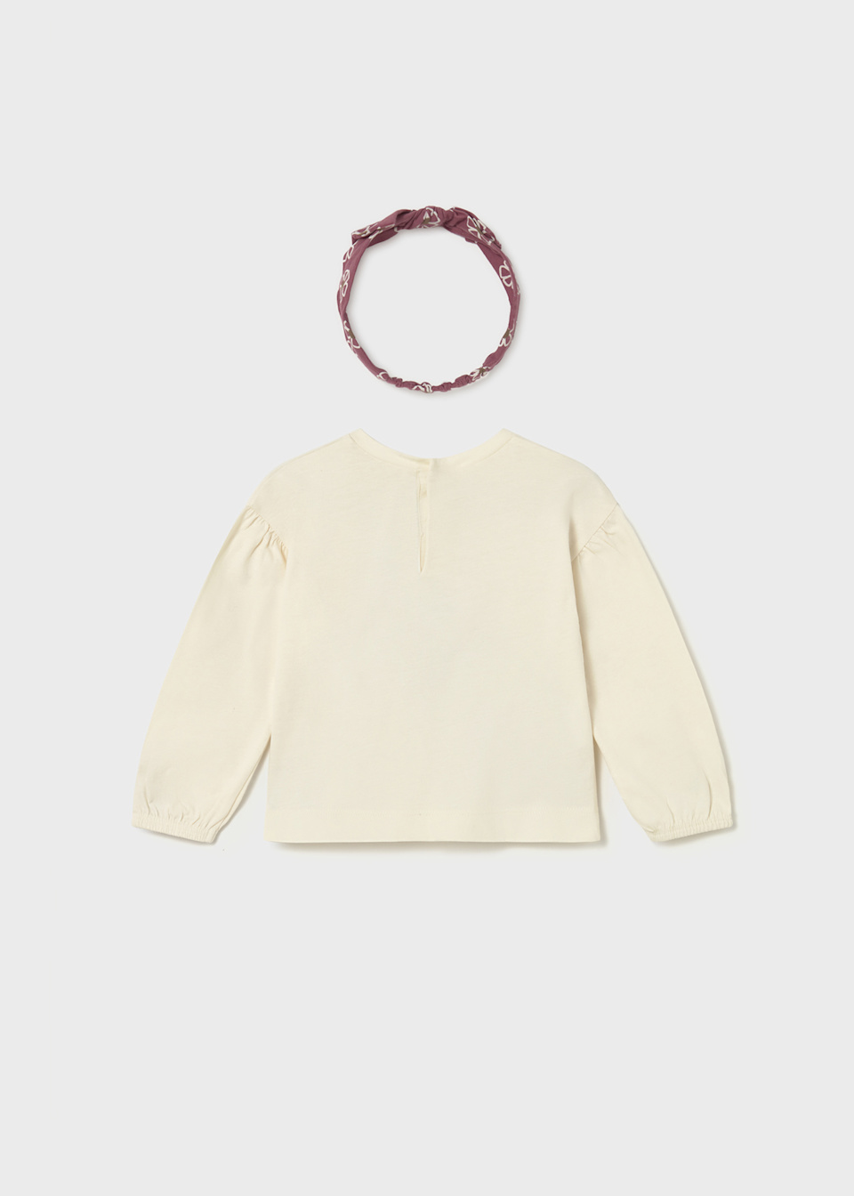 Camiseta con diadema bebé