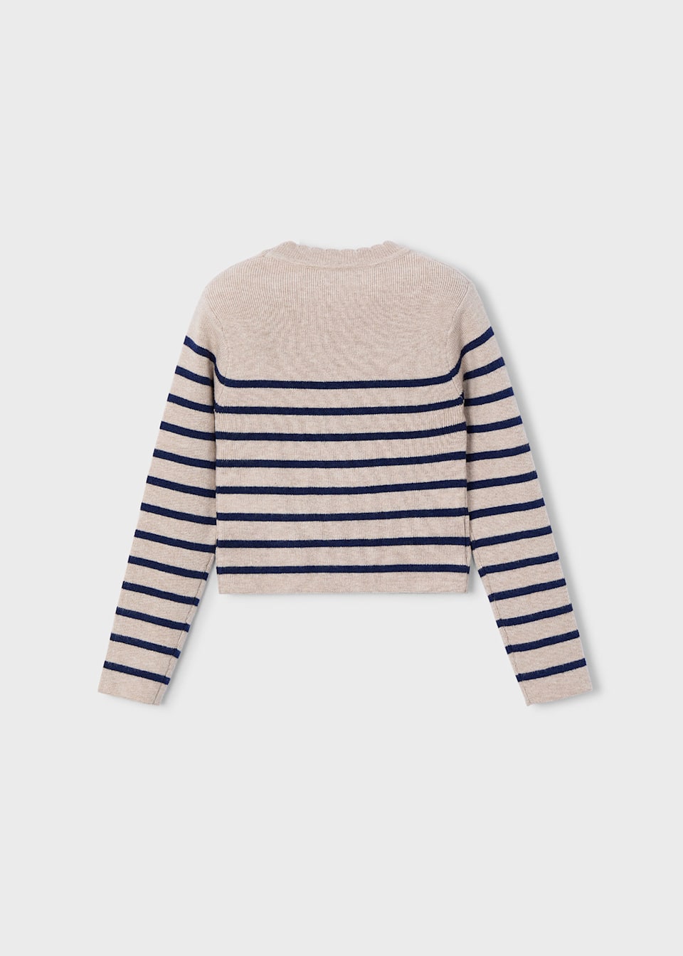 Girls striped knitted jumper