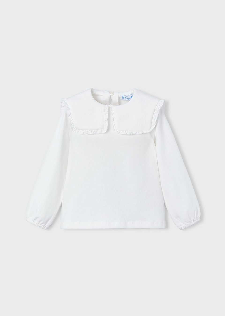 Girl Ruffled Collar Top