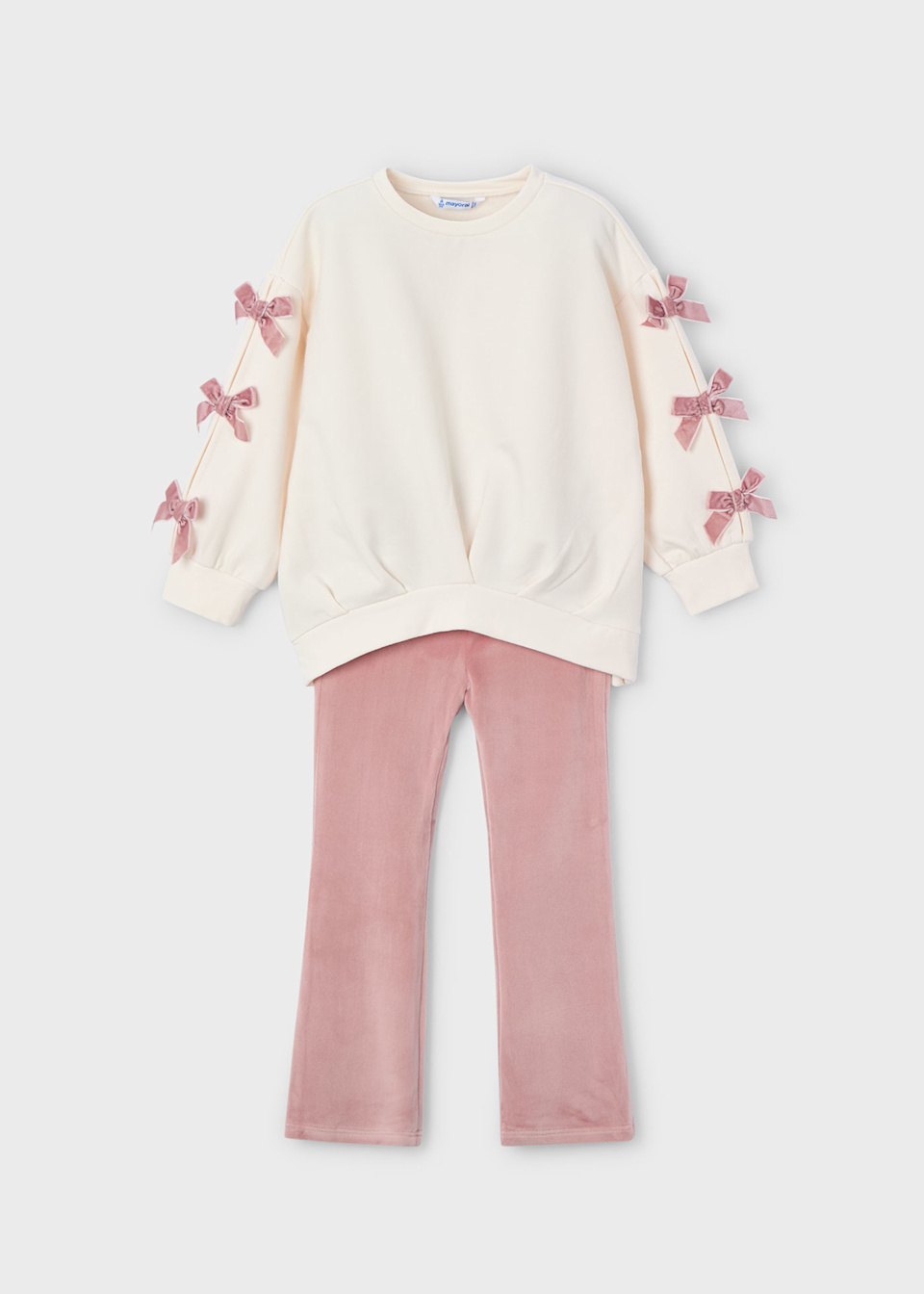 Girls legging and bow jumper set