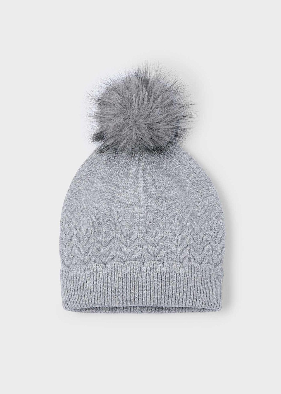 Gorro pompón niña