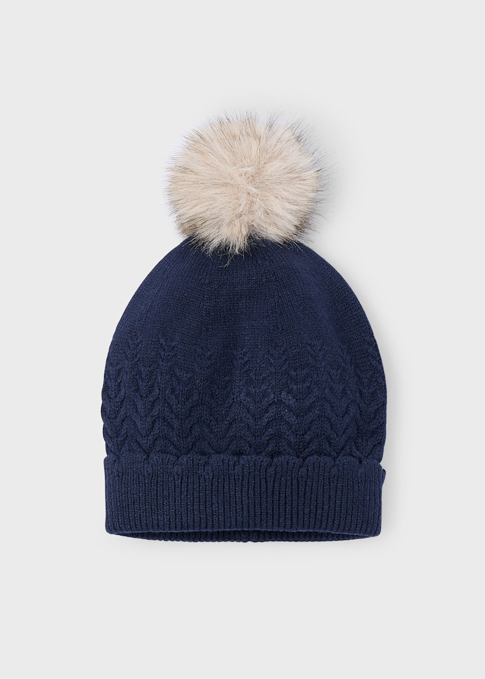 Girl Pom Pom Beanie Hat