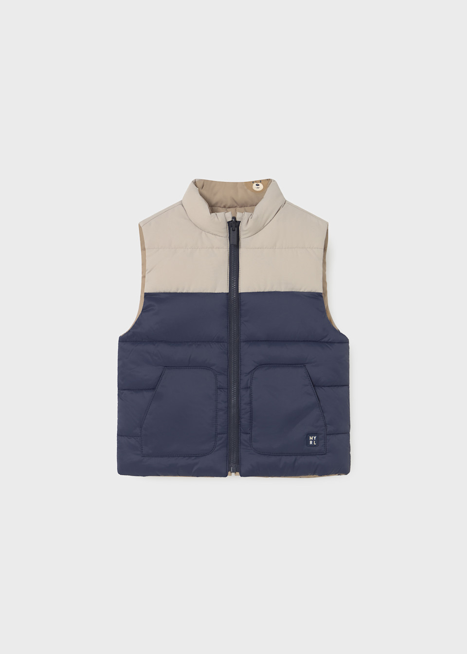 Baby reversible gilet