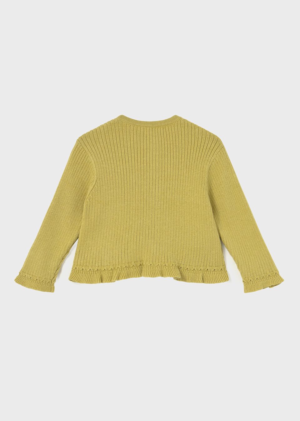 Rebeca volante tricot bebé