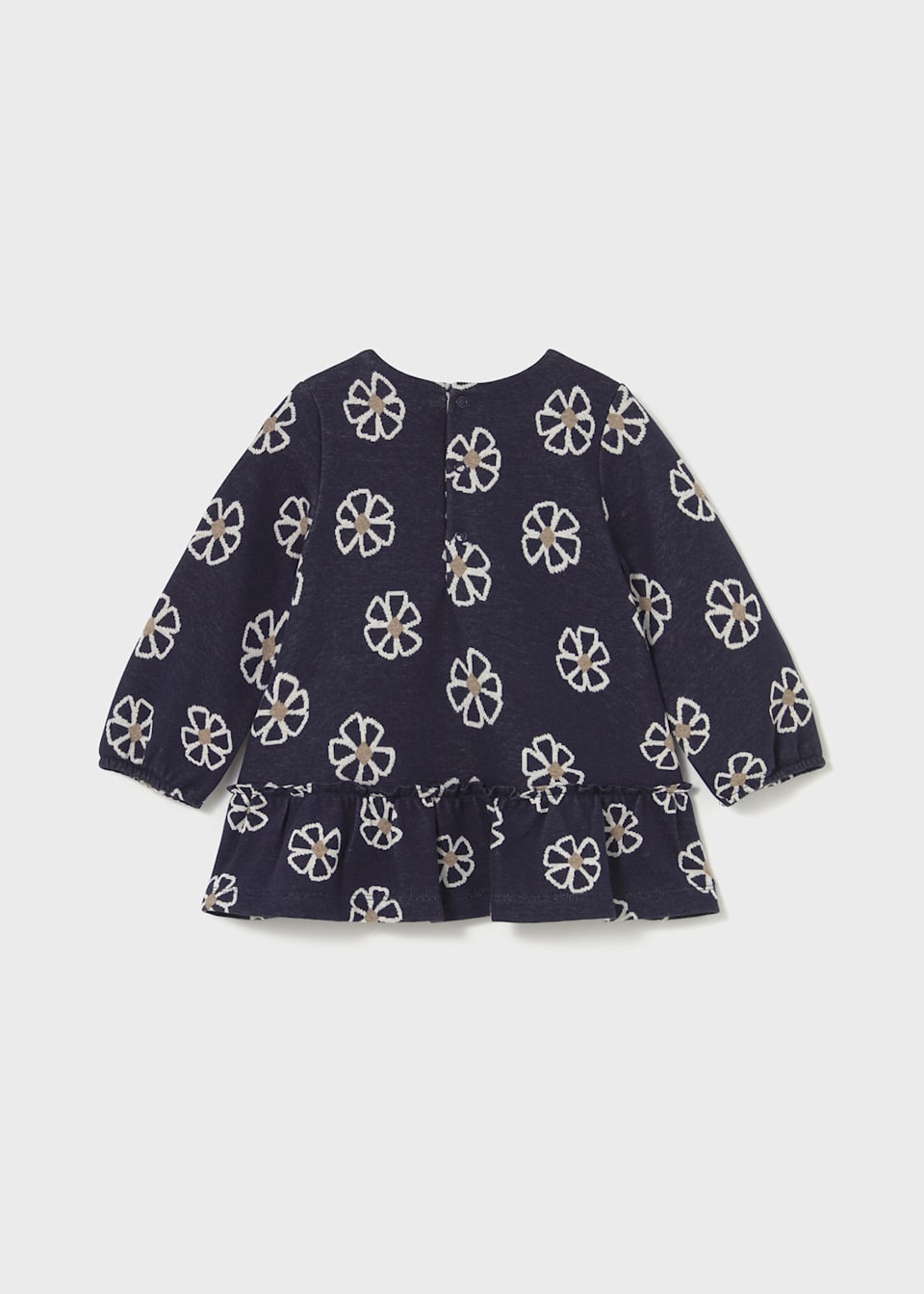 Baby jacquard knit dress