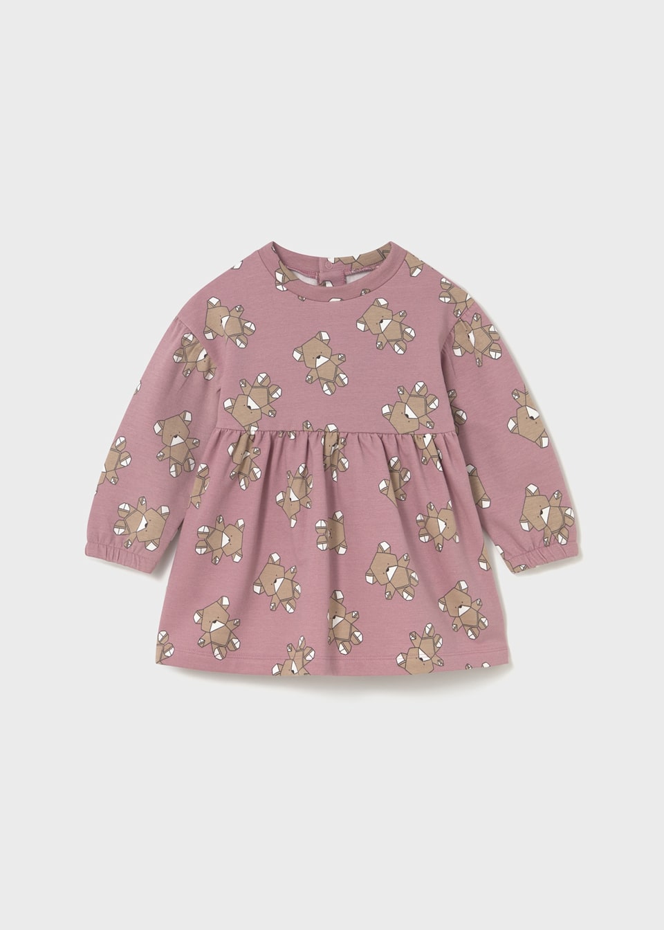 Baby print fleece dress