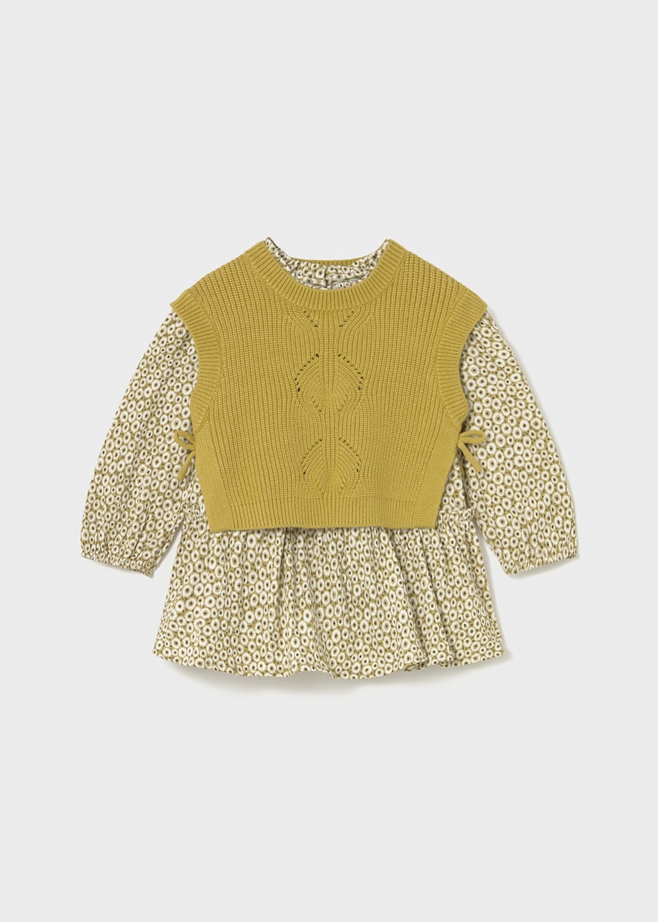 Vestido con chaleco bebé