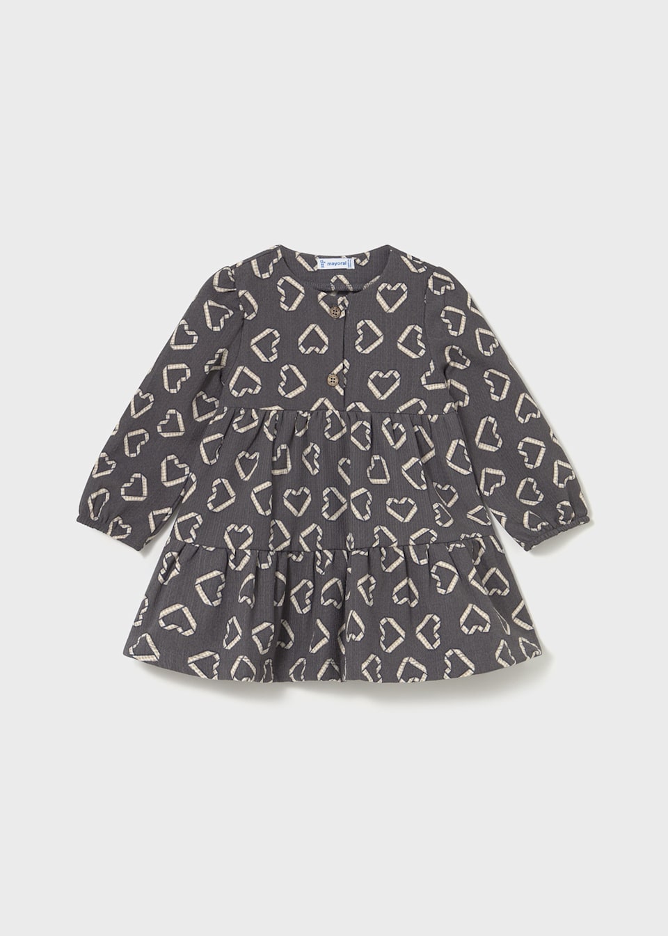 Baby structured knitted dress