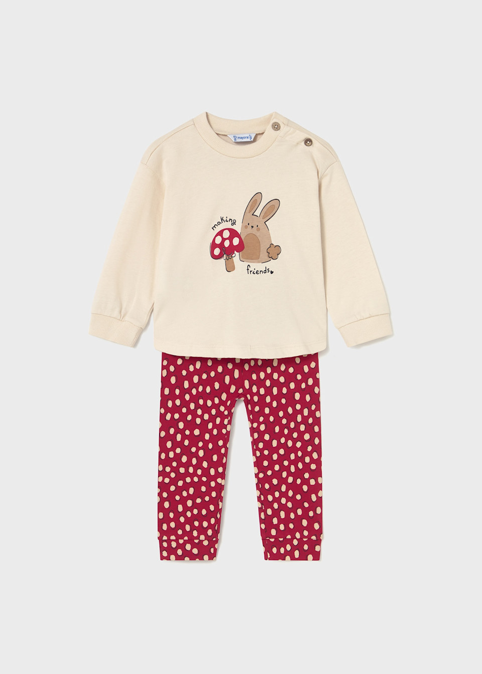 Baby unisex oversized legging set
