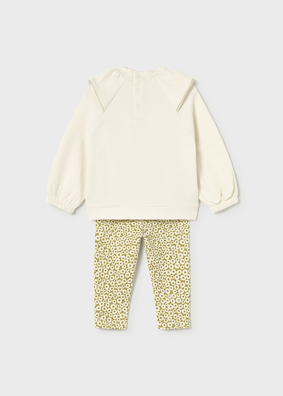Baby print legging and jumper set