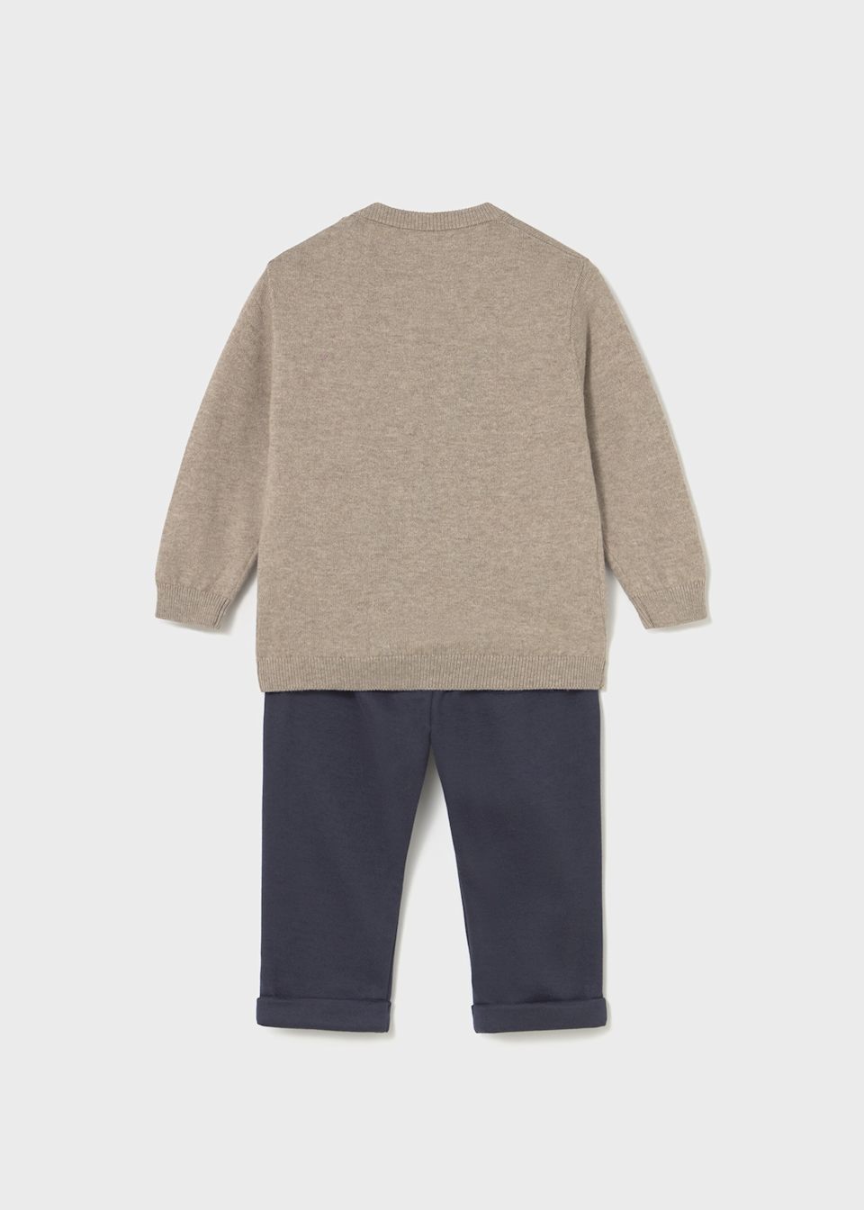 Baby Pants and Animal Sweater Set