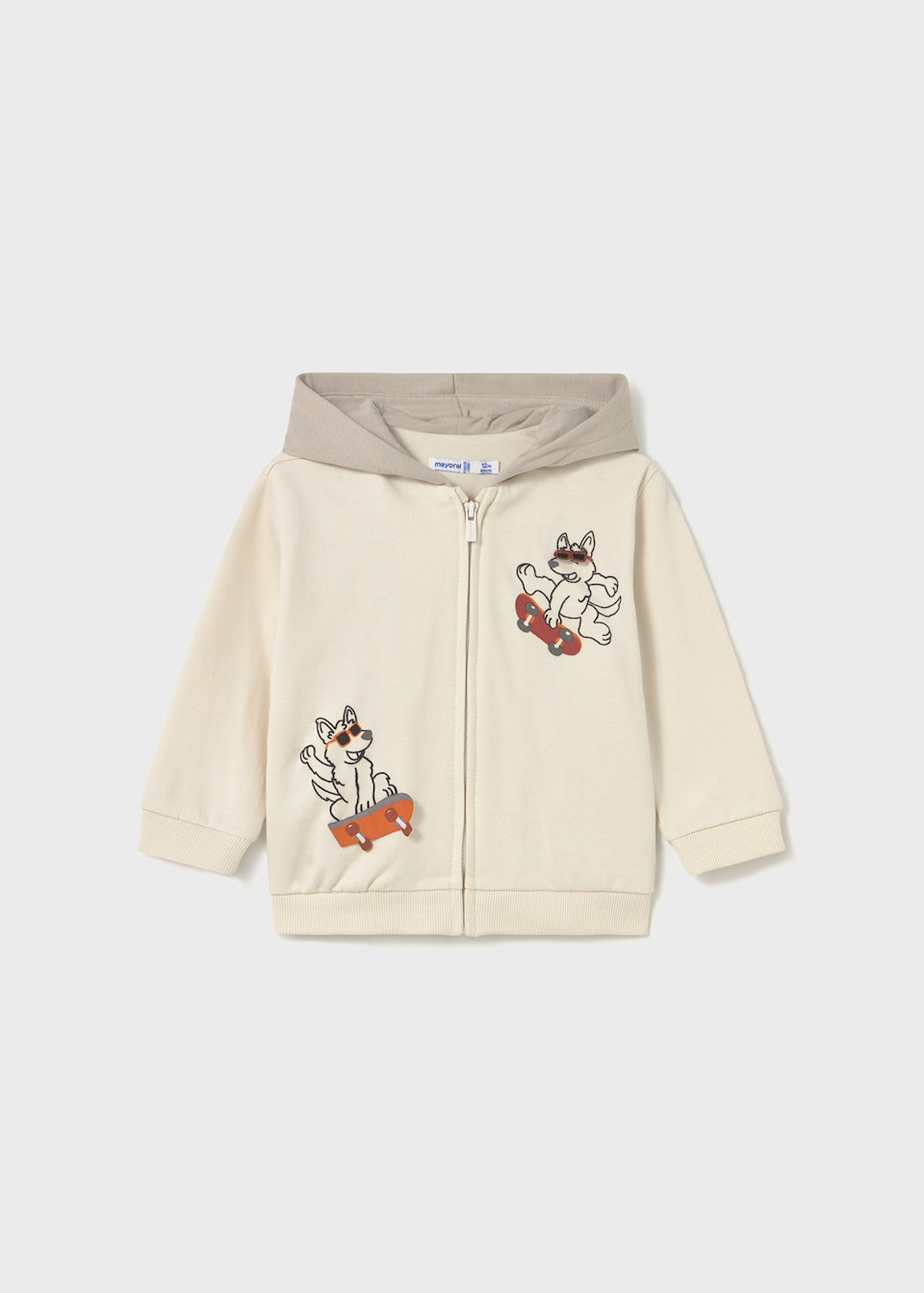 Sweat zippé interactif bébé