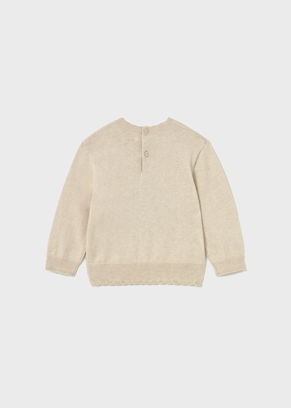 Baby animal motif jumper