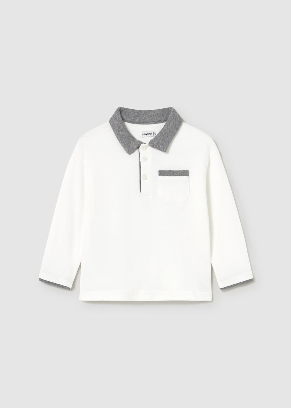 Babys contrast polo shirt