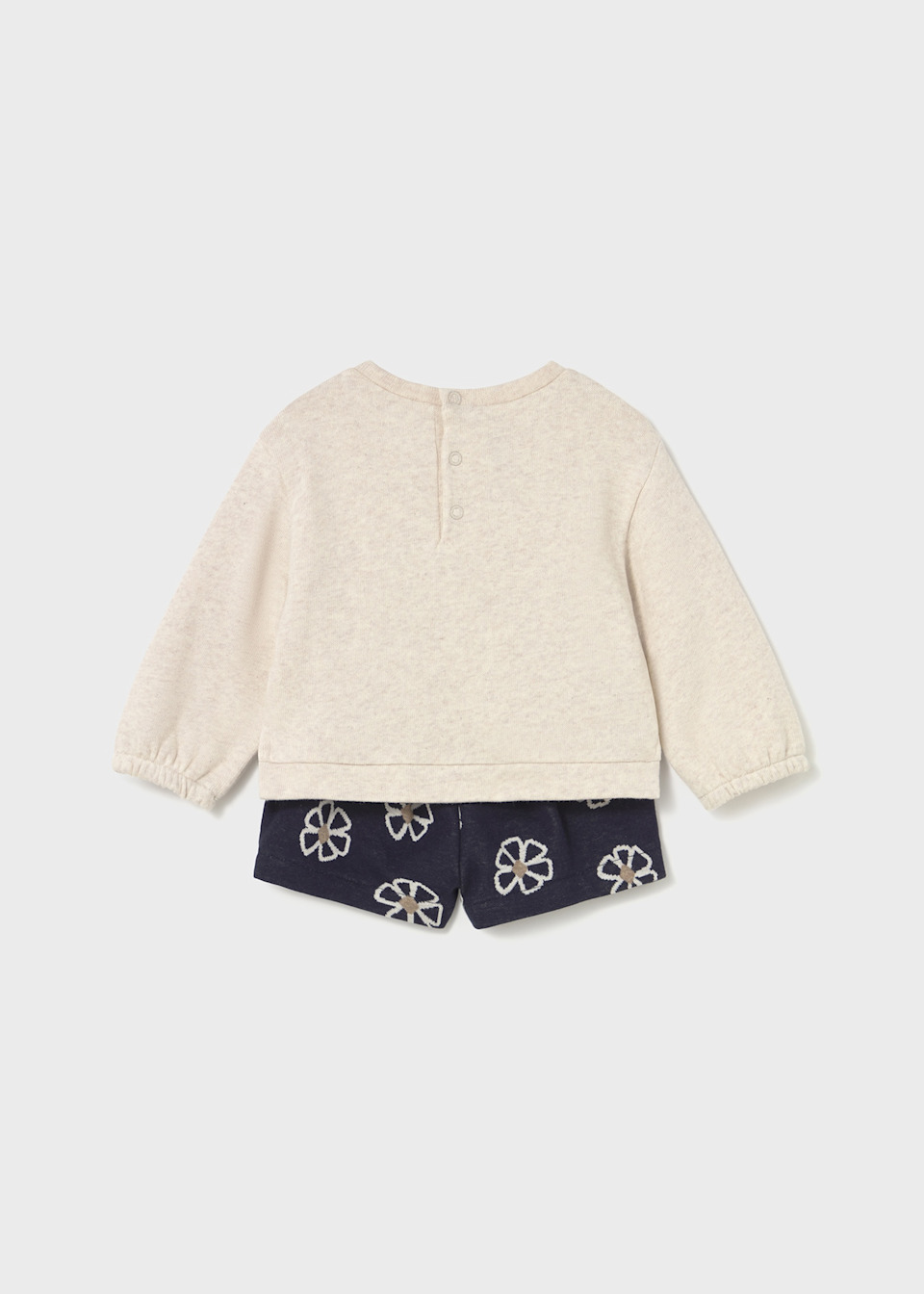 Ensemble short fleurs bébé