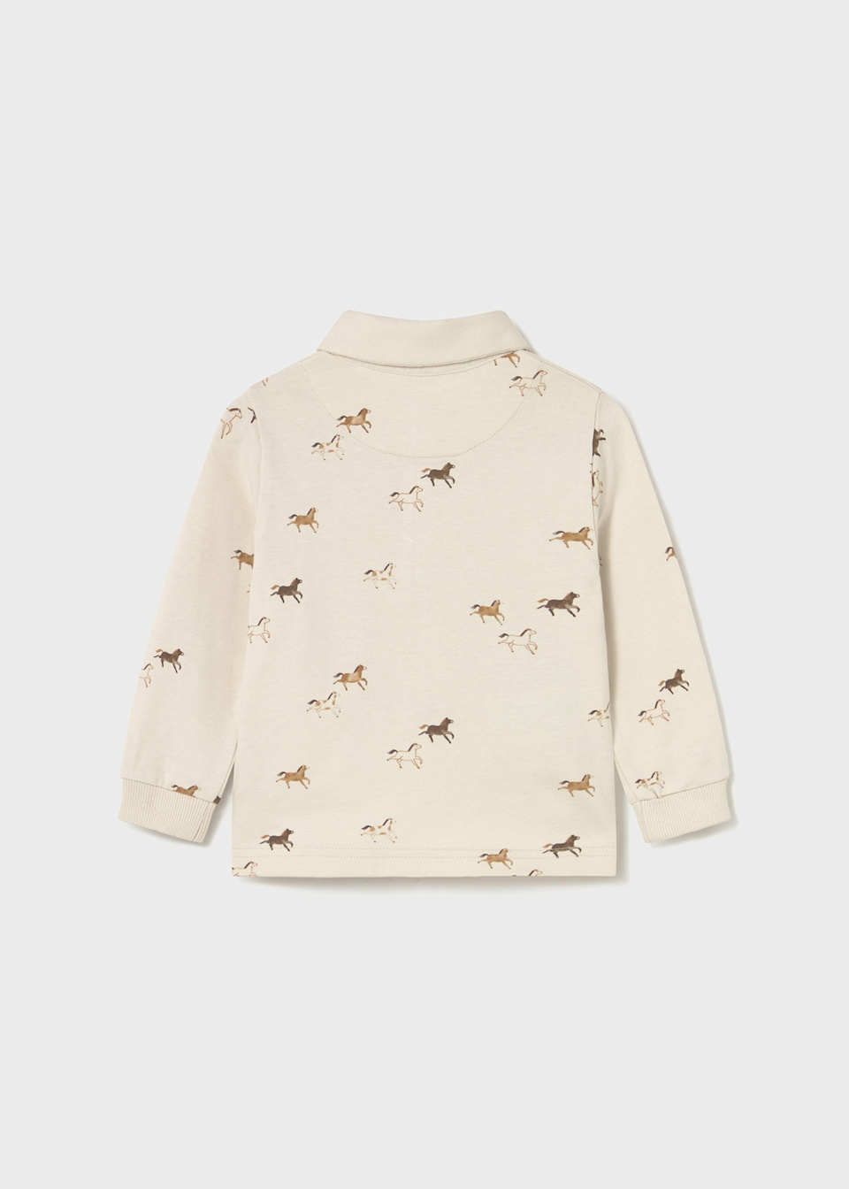 Baby print polo shirt