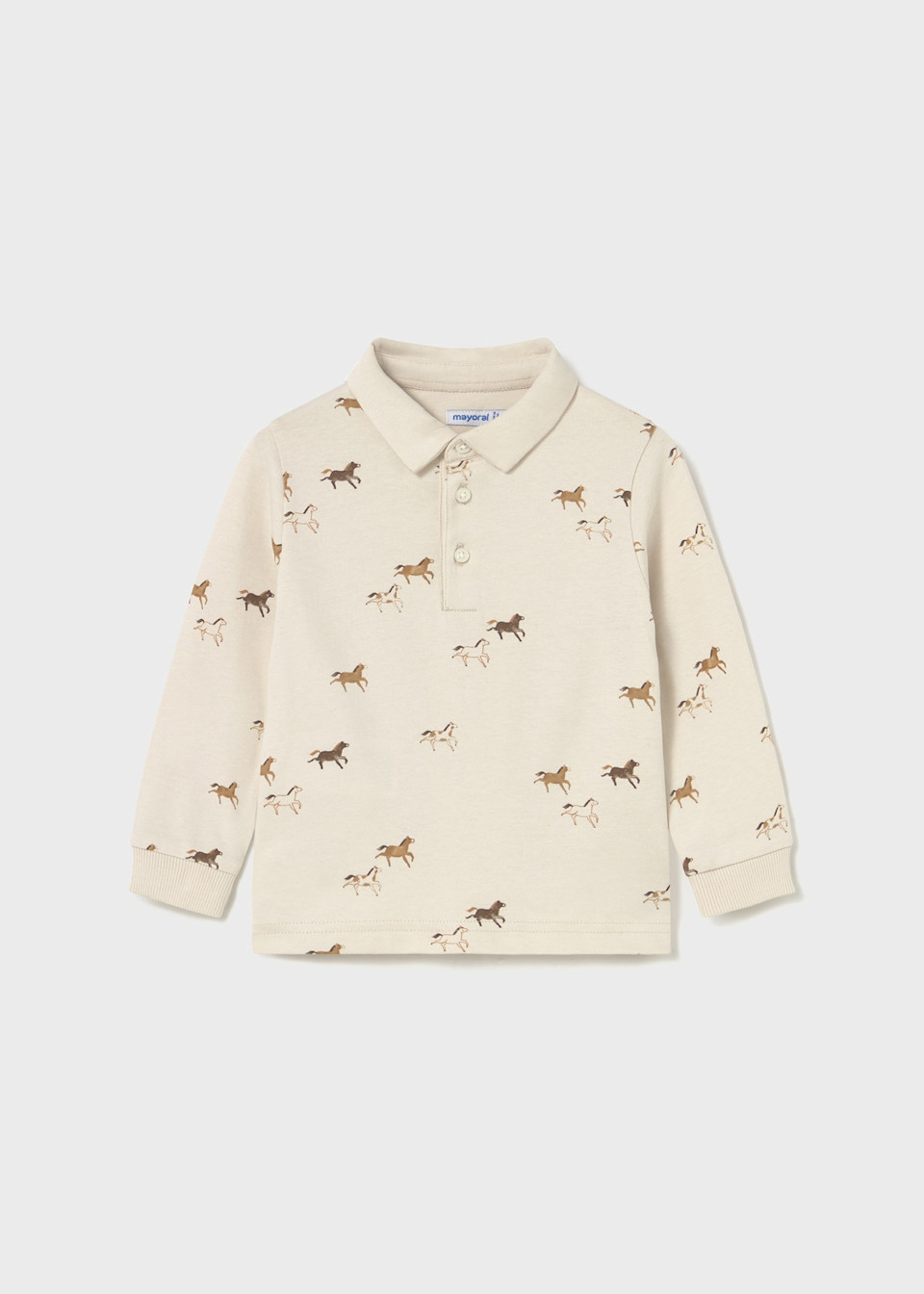 Baby print polo shirt