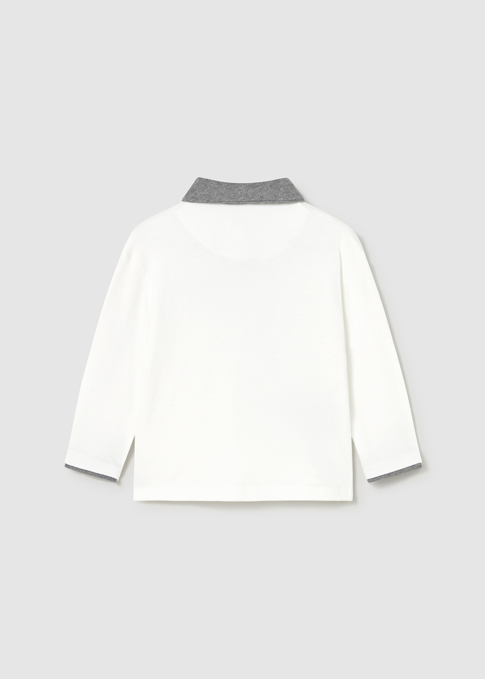 Babys contrast polo shirt