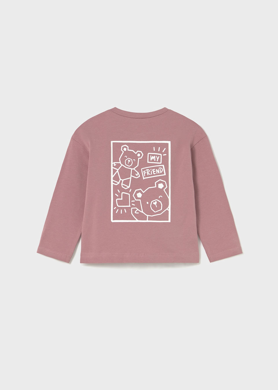 Babys shirt with motif on back