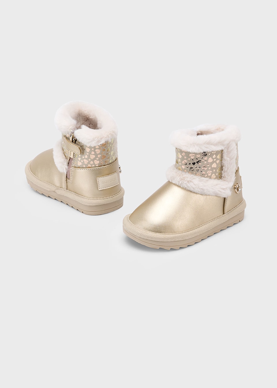 Baby fur lined boots