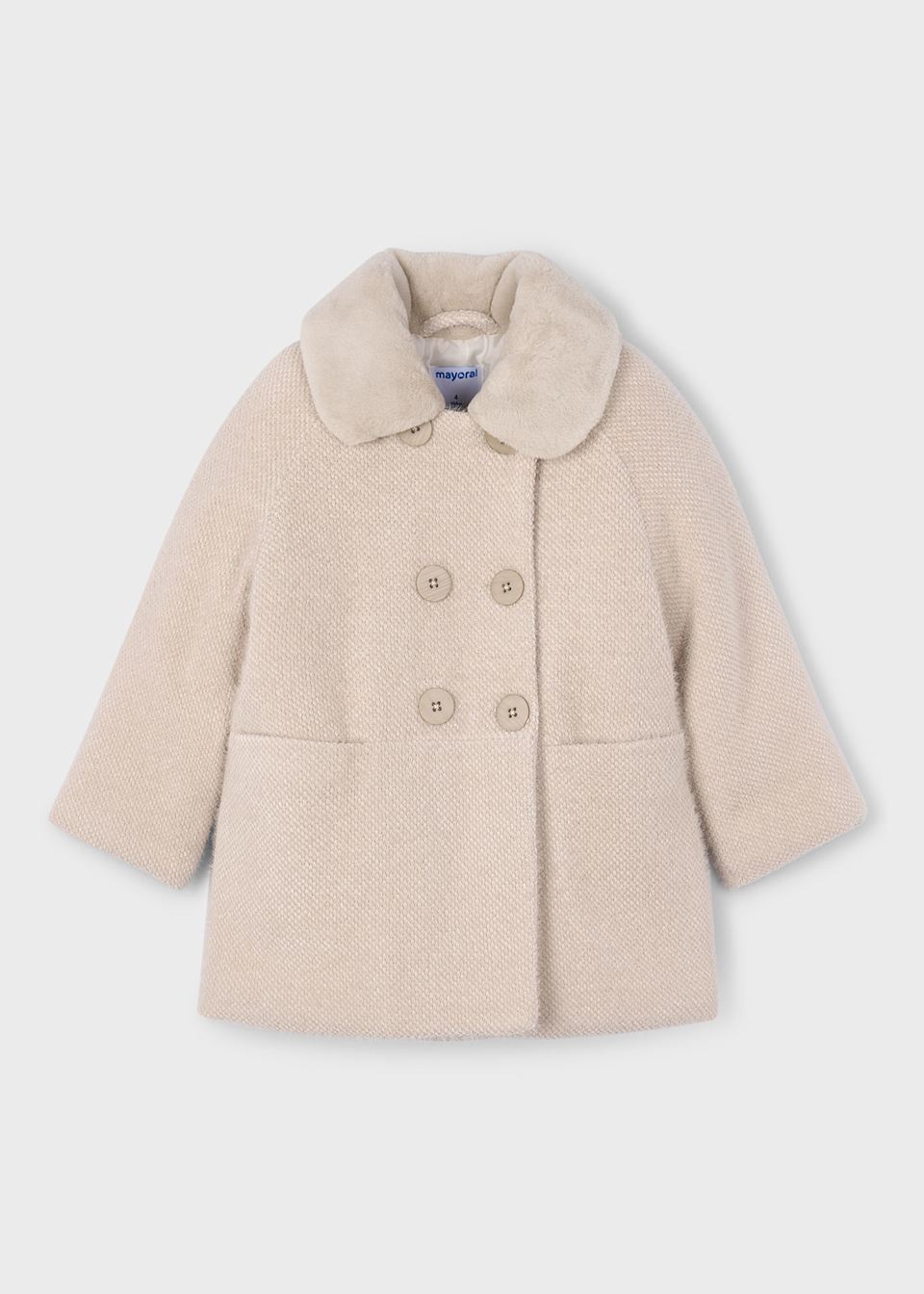 Girls fur coat